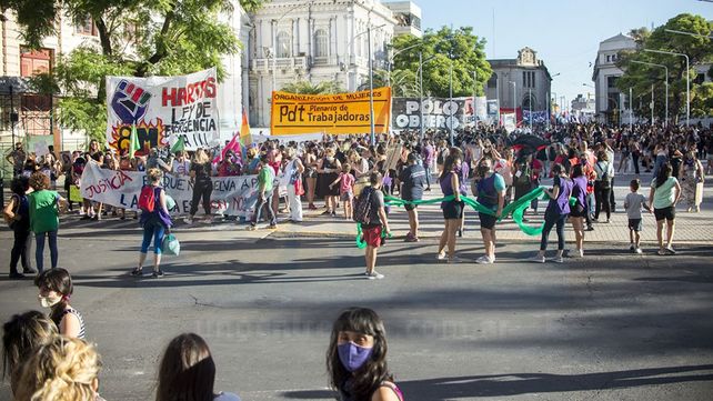Postales del #8M en Paraná