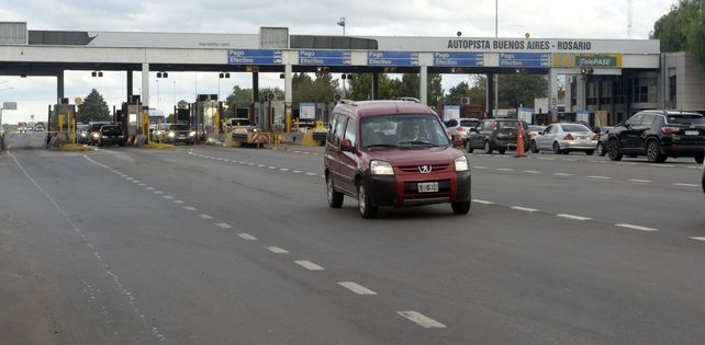 La autopista Rosario-Buenos Aires quedó liberada a media mañana.