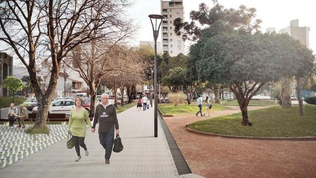 Proyecto puesta en valor de la Plaza San Martín.