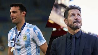 Lionel Scaloni y Diego Simeone