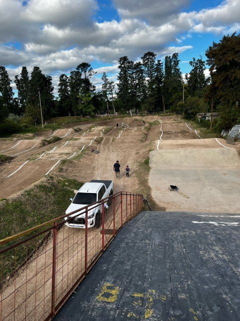 La pista de bicicross del Parque Gazzano.