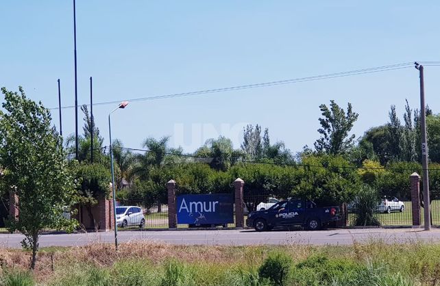 Custodia en el predio donde entrena Col&oacute;n