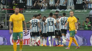 La victoria argentina ante Australia en 30 imágenes
