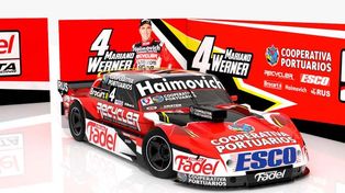 A estrenar. El auto que Werner presentará en la nueva temporada del Turismo Carretera.
