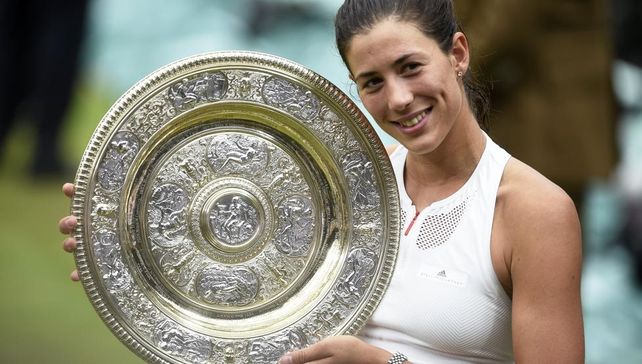 Muguruza conquistó a todos en Wimbledon