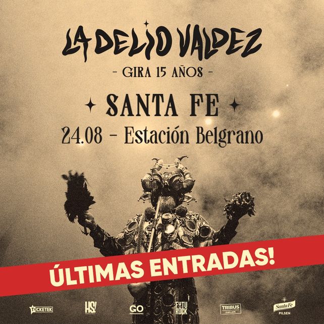 Ultimas entradas para el show de La Delio Valdéz en la Estación Belgrano
