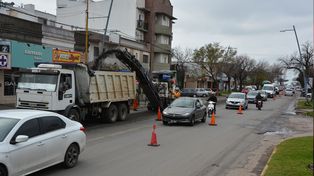 Ruta 11: inician obras de bacheo en las avenidas de Santo Tomé