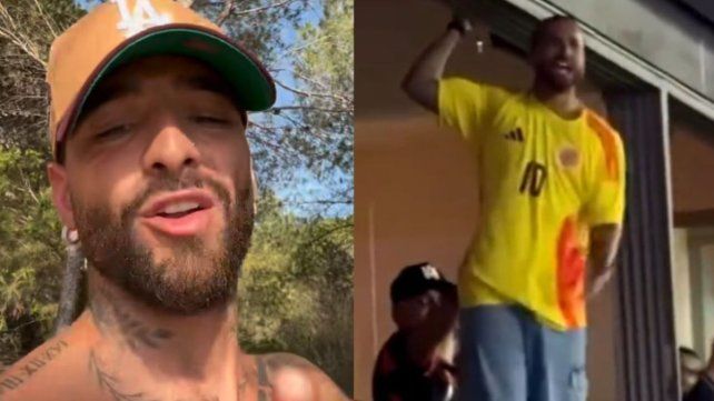 Maluma y su video viral en la Copa América 2024