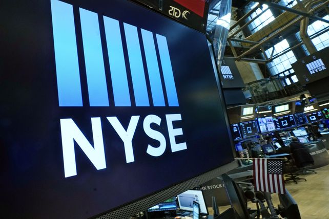 Los datos del Nyse mostraron fuertes bajas en Nueva York.