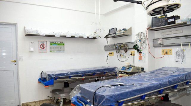 La Provincia renovó el Shock Room de la Guardia Central de Pediatría del hospital San Roque.&nbsp;
