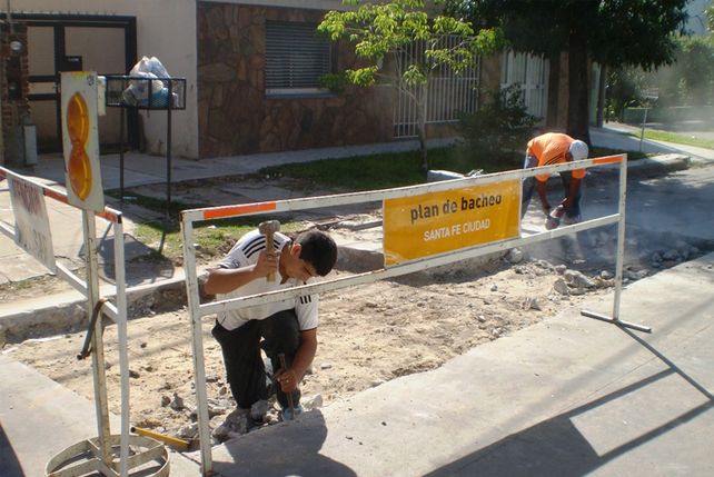 Plan de Bacheo: avanzan las obras en diferentes barrios