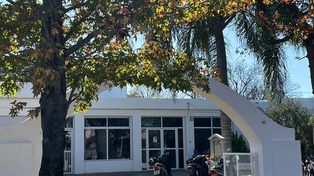El Hospital Samco de Roldán donde atendieron a la pareja asaltada ayer a la tarde.&nbsp;