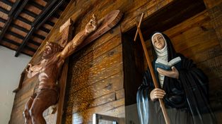 Imagen de la beata en la Santa Casa que aun funciona en Capital Federal y donde se hacían los ejercicios espirituales.