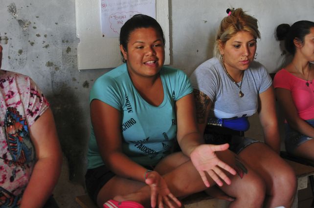 Natacha. Ella y otras jóvenes replicaron su experiencia en el taller