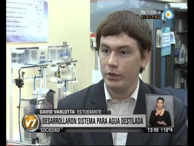 El científico fue premiado en 2011 por un proyecto grupal para destilar agua para una escuela jujeña.&nbsp;