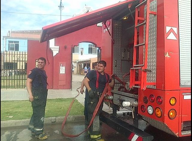 Se produjo un incendio en el comedor del Centro Castellanos