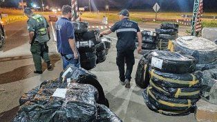 Ruta 14: Aduana secuestró 700 cubiertas de origen extranjero