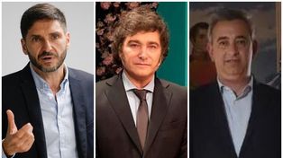 Maximiliano Pullaro, Javier Milei y Pablo Javkin mandaron saludos navideños en las redes sociales.&nbsp;