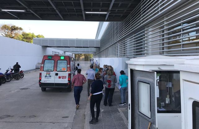 Así fue el ingreso de los primeros pacientes al nuevo nosocomio.&nbsp;