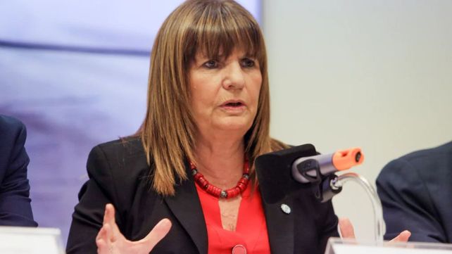 La ministra de Seguridad, Patricia Bullrich.