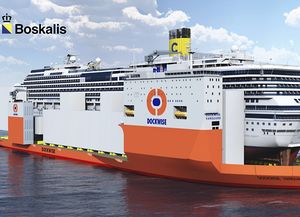 Un gigante del mar para el último viaje del Concordia