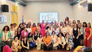 Una de las actividades fue el rol de la mujer en el mundo de los negocios.