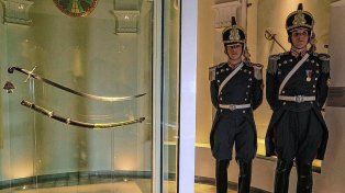 El sable corvo del General San Martín ya se encuentra en San Lorenzo, Santa Fe.
