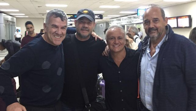 Del Sel recibió a Dady Brieva y Chino Volpato en el reencuentro de Midachi en Panamá