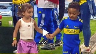 Boca: el gracioso cruce entre los hijos de Fabra y Figal&nbsp;