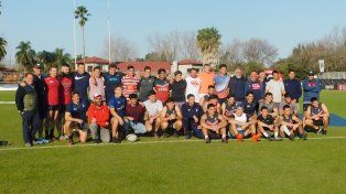 El plantel de Santa Fe Rugby efectuó el Captain´s Run en el predio de Sauce Viejo.