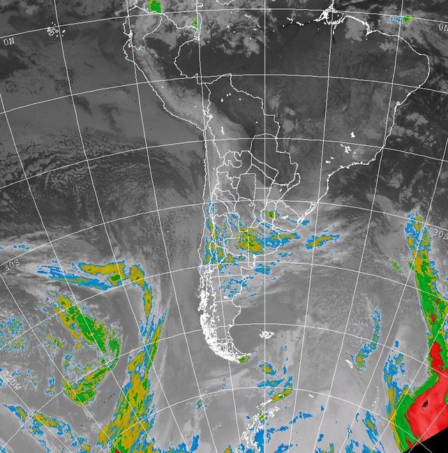 Alerta para una parte de Entre Ríos con tormentas y granizada