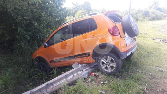 Siguió de largo y terminó en una zanja