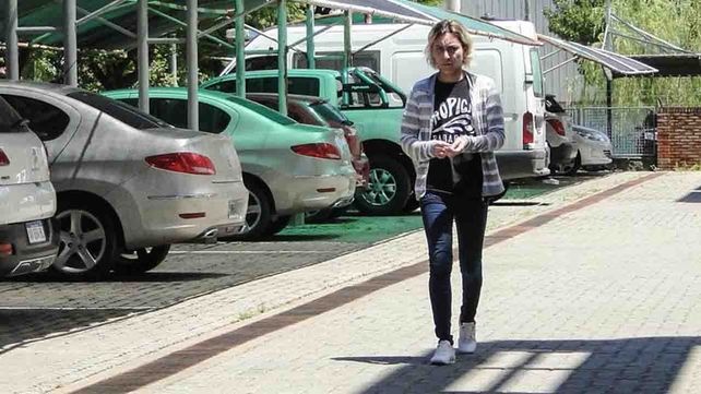 Así se iba Germán Gómez este lunes de Tribunales