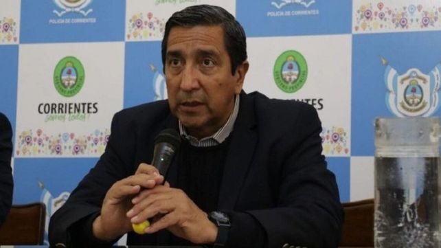 El ministro de Seguridad de la provincia de Corrientes El ministro de Seguridad de la provincia de Corrientes