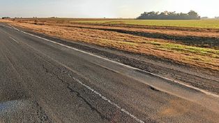 Son notorias las malas condiciones que presenta la ruta 14 en su paso por Entre Ríos.