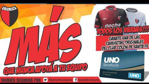 Todos los viernes ganate una camiseta original de Colón