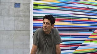El artista plástico Fabián Burgos.