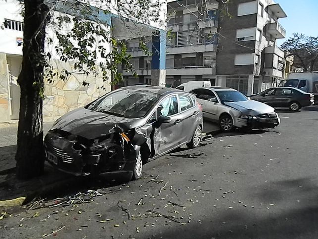 Uno de los tantos choques que se dan en la ciudad. (Foto de archivo)
