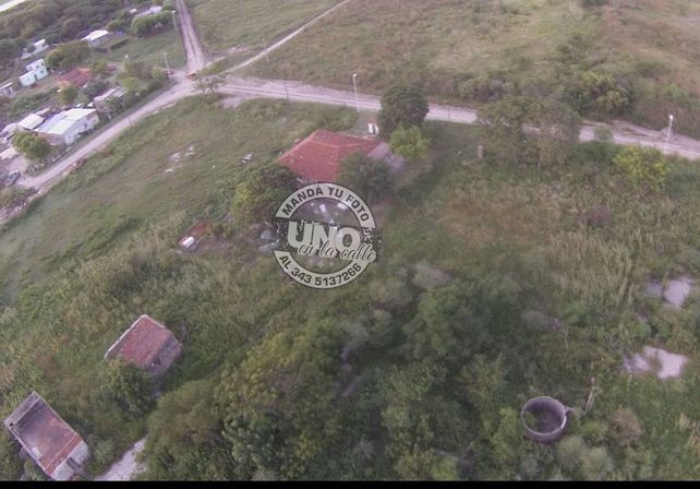 Las calles internas de Bajada Grande están abandonadas