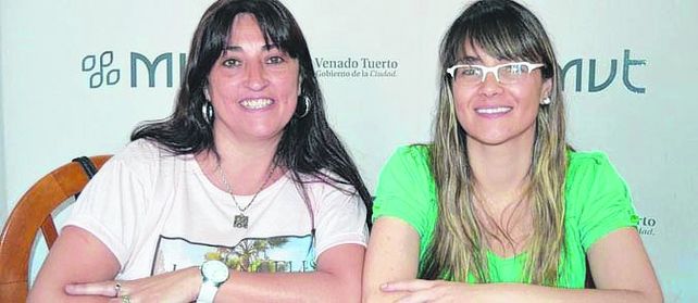 Anuncios. Chacón y Filippetti se refirieron a las actividades.