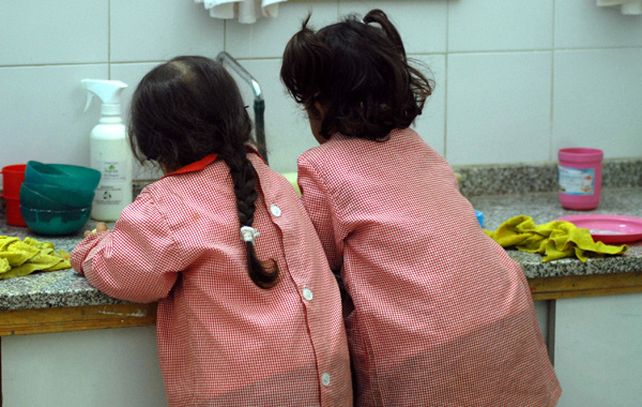 No todo es festejo en el día de los jardines. además de saludar a las maestras y maestros del nivel en su día