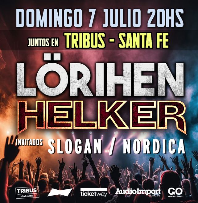 Lorihen y Helker regresan a Tribus en una noche del mas puro metal