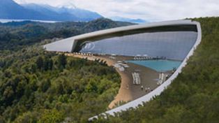 La cadena Hilton construir&aacute; en Bariloche un impactante hotel con techo de c&eacute;sped