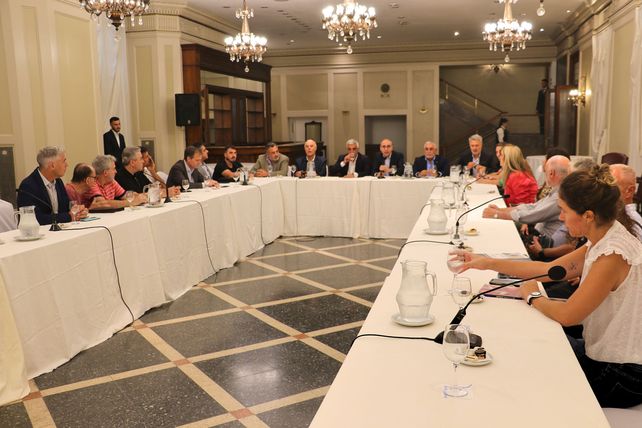 Los integrantes de la Multisectorial por la Paz