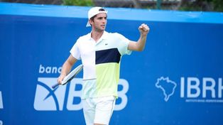 Santiago Rodríguez Taverna,de 24 años y 157 en el escalafón mundial de la ATP, jugará ante&nbsp;el italiano Flavio Cobolli.