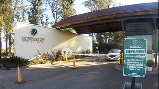 El barrio cerrado Kentucky, donde tiene su casa Lionel Messi. Un grupo de vecinos quiere separarse de Funes