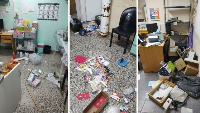 Delincuentes roban y vandalizan el Centro de Salud Padre Pedro Cobos en barrio Los Hornos Delincuentes roban y vandalizan el Centro de Salud Padre Pedro Cobos en barrio Los Hornos