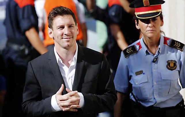 Otra vez. Messi ya se presentó en los jugados de Gavá en septiembre de 2013 para declarar sobre las mismas acusaciones.