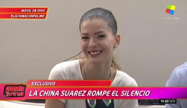 La China Suárez confirmó que está embarazada: Es un bebé muy buscado