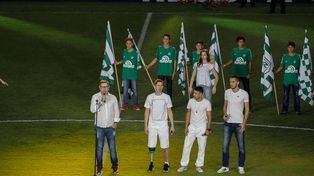 Así fue el homenaje a los sobrevivientes del Chapecoense